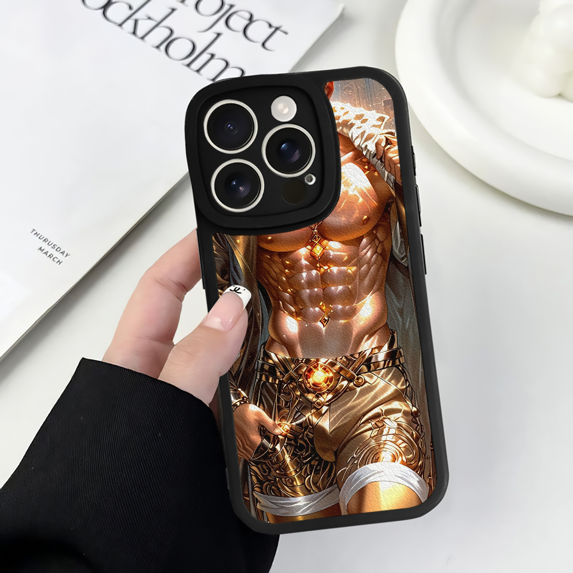 （画像用） Harry Potter ハリー・ポッターシリーズ 【iPhone 16シリーズ対応】シリコンスマホケース（レザー調） 材質：シリコン